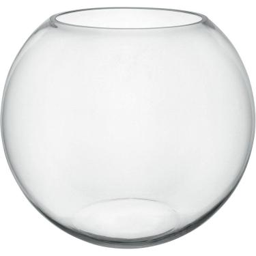 Imagem de VASO DECORATIVO ENFEITE CASA HOME&CO VIDRO 34x40x40cm TRANSPARENTE