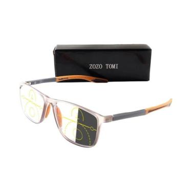 Imagem de Óculos De Leitura Progressivos Fotocromáticos Anti-Luz Azul Com Armaçã