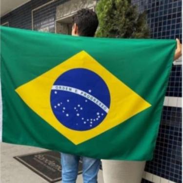 Imagem de Bandeira do brasil copa do mundo - Lado Rosa