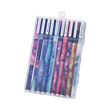 Imagem de 1 conjunto de caneta colorida gel caneta anialm marcador caixa floral 