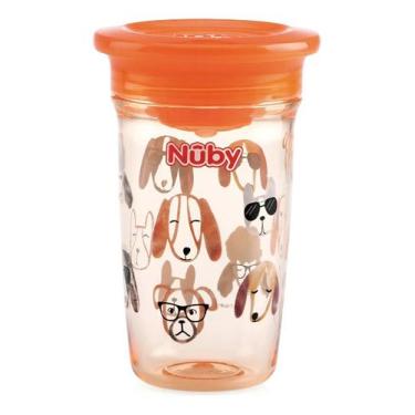 Imagem de Copo Transição Treinamento 360 Infantil Bebê 300ml Nûby - Nuby, Laranj