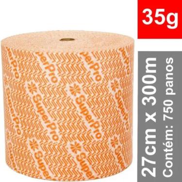 Imagem de Pano Multiuso Perfex Bettanin Superpro Rolo 27cm X 300mts (750 Panos),