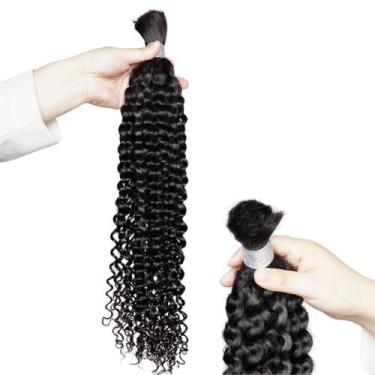 Imagem de Cabelo Natural 100 Humano Solto 65cm 100 Gramas Cacheado - bbless