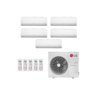 Imagem de Ar-Condicionado Multi Split Inverter LG 48.000 (4x Evap HW 9.000 + 1x Evap HW 18.000) Só Frio 220V