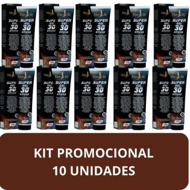 Imagem de Super Gel Desodorante Massageador Mary Life 30 Ervas Bisnaga 150g Kit 