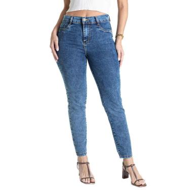 Imagem de Calça Jeans Sawary Cigarrete - 281625 - Azul 48-Feminino