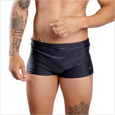 Imagem de Sunga Boxer Lisa Larga Masculina Adulto Moda Praia-Masculino