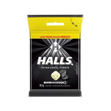 Imagem de Bala Halls Extra Forte 84g com 3 Unidades