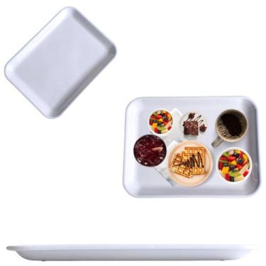 Imagem de Bandeja em Melamina Retangular Servir Restaurantes 32x25cm - Fx