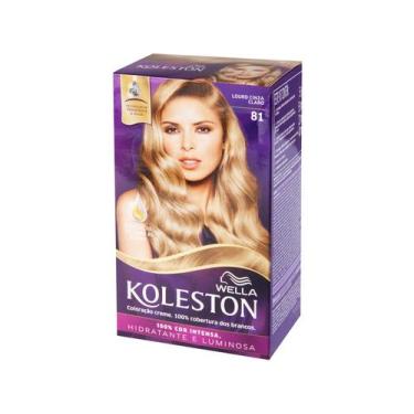 Imagem de Tintura KOLESTON 81 Louro Cinza Claro 55g, Louro Cinza Claro