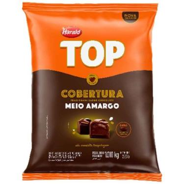 Imagem de Chocolate Harald Top Gotas 1,01Kg Meio Amargo
