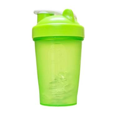 Imagem de Coqueteleira Plástica 400 ml Resistente com Mixer para Shakes Suplemen