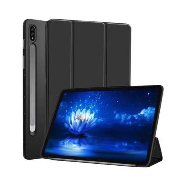 Imagem de Capa De Silicone PU Inteligente Para Samsung Galaxy Tab S10 FE S9 S8 S