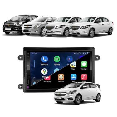 Imagem de Kit Multimídia Onix Prisma Joy 7 Pol CarPlay AndroidAuto Sem Fio - Fir