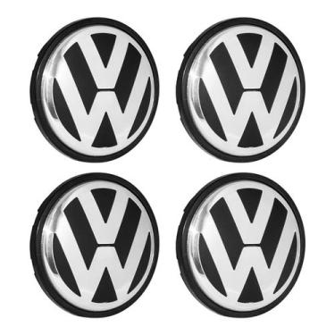 Imagem de Jogo Calota Miolo Centro Roda Volkswagen 65mm Tiguan - GFM