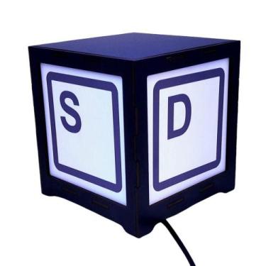 Imagem de Luminária Criativa Box Pc Gaming Minimalista Em Mdf. - Produto Queridi