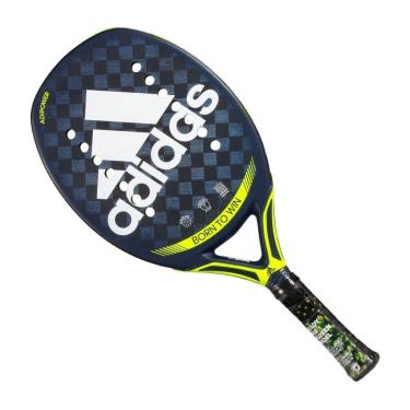 Imagem de Raquete de Beach Tennis Adipower 3.1 H14 Azul e Amarelo - Adidas-Unissex