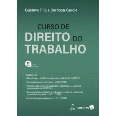 Imagem de Livro - Curso de Direito do Trabalho - 21ª Edição 2026