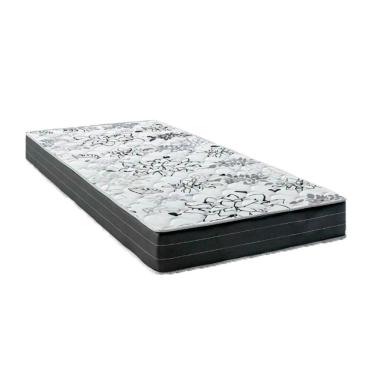 Imagem de Colchão Solteiro De Espuma Semi Ortopédica D28 Extra Firme Preto Suporta Até 80kg