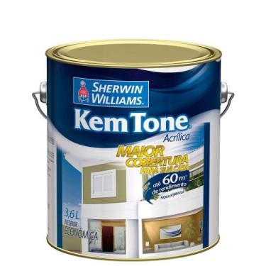 Imagem de Kem Tone Acrílico 3,6 litros Fosco - Escolha a Cor - Sherwin Williams