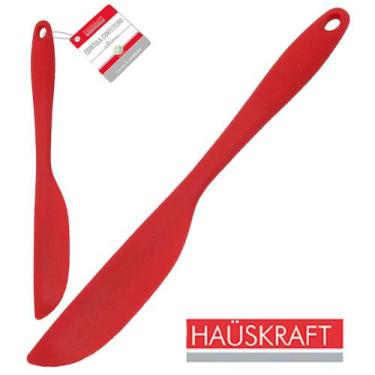 Imagem de Espátula Confeiteiro De Silicone Vermelho Hauskraft 27x3cm - KOPECK