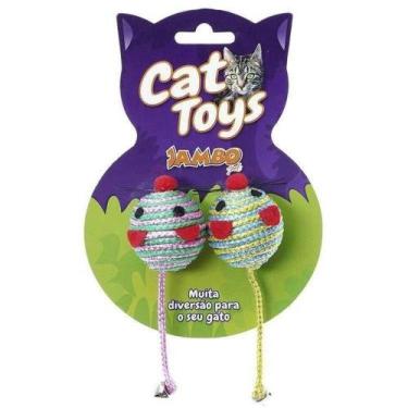 Imagem de Ratinho Redondo Com 2 Unidades - Cat Toys Jambo Pet