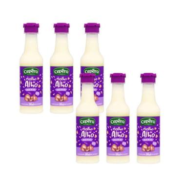 Imagem de Molho De Alho Cepêra De 150ml Sem Glúten Kit Com 6un