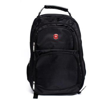 Imagem de Mochila Unissex Swissland Executiva Grande Preto - YINS, Preto, Único