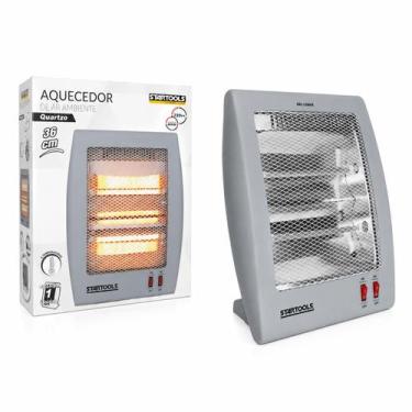 Imagem de Aquecedor de Ar de Ambiente Elétrico Quartzo 127v ou 220v Portátil 2 T