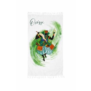 Imagem de Canga de praia Orixás Oxum/ Iansã/ Iemanjá em viscose Cor:OxóssiTamanh