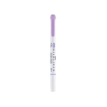 Imagem de Marca-texto Zebra Newpen Mildline Ponta Dupla Violet