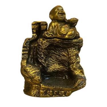 Imagem de Incensário Cascata Buda da Prosperidade - 9,5x7cm - no-brand