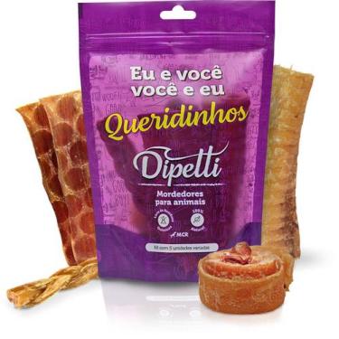 Imagem de Mordedor Para Cães Dipetti Queridinhos Bovino Natural Pequeno