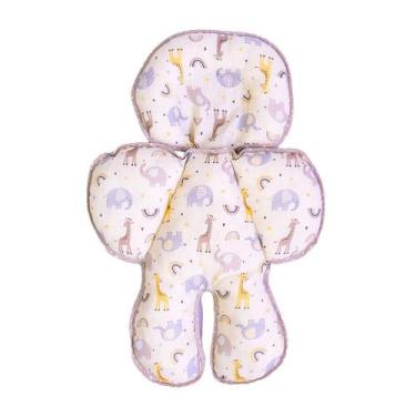 Imagem de Capa para Bebê Conforto BUBLIM PETIT com Proteção de Pescoço - Giraffa