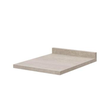 Imagem de Tampo para Balcão 40cm Marselha CabeCasa MadeiraOriginals Cinza/Calcar