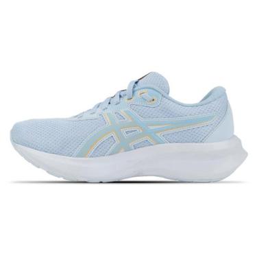 Imagem de Tênis ASICS Raiden 5 - Feminino - Azul/Dourado, 40
