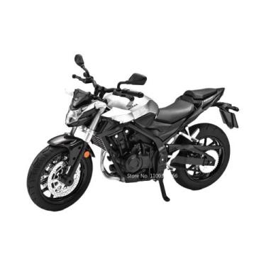 Imagem de Miniatura De Moto Honda CB400F R1 Em Escala 1:12 Com Música, Luz E Vol
