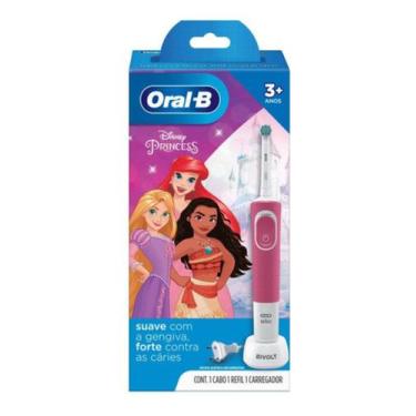 Imagem de Escova Elétrica Infantil Oral-B Vitality Disney Princesas - Oral - B