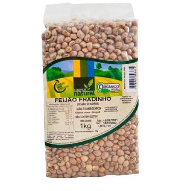 Imagem de Feijão Fradinho Orgânico Coopernatural 1kg