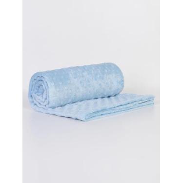 Imagem de Manta Baby Atlântica Infantil Azul Microfibra 90x110cm - ATLANTICA, Az