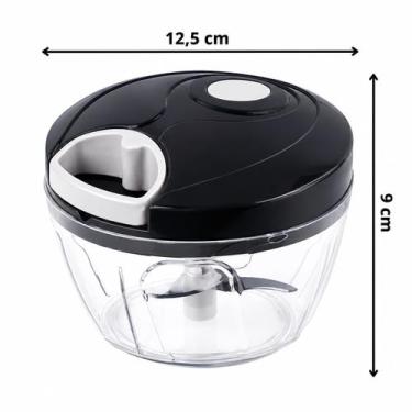 Imagem de Triturador Manual de Alimentos 3 Lâminas 500ml Cor Sortida - Art House