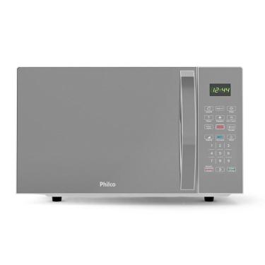 Imagem de Micro-ondas de Bancada Philco Pmo38s 33L 1400W com Menu Fit Limpa Fácil e Receitas Prata 220V
