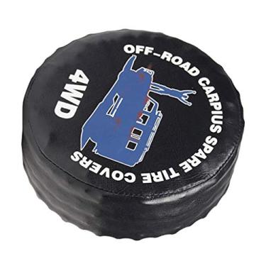 Imagem de Tongina Capa de couro de pneu sobressalente para esteira RC em escala 1/10 -4 axial SCX10