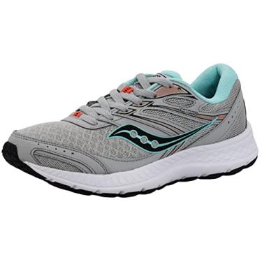 Imagem de Saucony T nis de corrida feminino Cohesion 13, Cinza/menta, 7.5