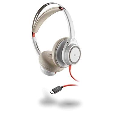 Imagem de Plantronics Fone de ouvido - on-ear - com fio - cancelamento de ruído ativo - USB-C - branco