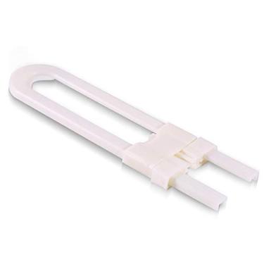 Imagem de Cadeado em forma de U, trava de código de segurança em formato de U extralongo para porta de armário, cadeado para armário de segurança infantil e infantil