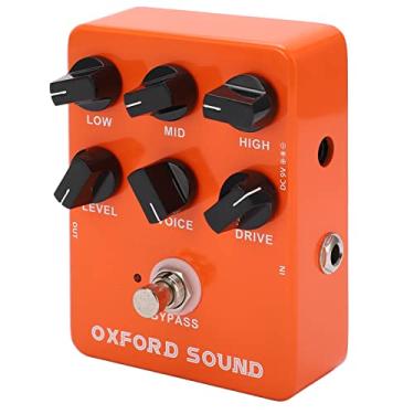 Imagem de LiebeWH Amplifier Simulator Pedal Amp Pedal Effects Orange Metal British Rock Pedals with 6 Knobs for Electric Guitars