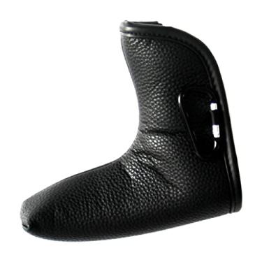 Imagem de DYNWAVE Capa de Cabeça de Taco de Lâmina de Golfe Magnética, Bolsa Protetora Capa de Taco para Taco de Golfe, Preto