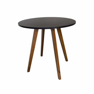 Imagem de Mesa de Jantar Redonda Dublin Preta Ref. 020 80P VivaLigna