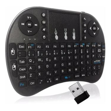 Imagem de Mini Teclado Sem Fio Touchpad Smart Tv Pc Celular